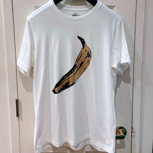 Uniqlo SPRZNY Andy Warhol Gold Banana Tee-shirt Never Worn